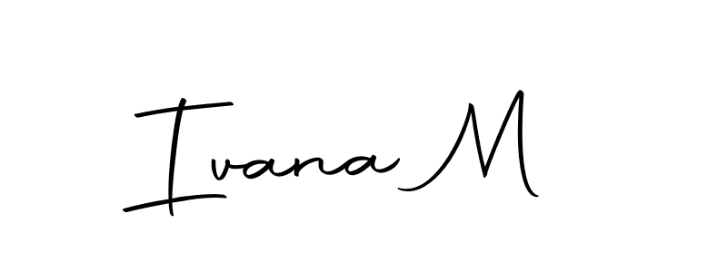 Autography-DOLnW is a professional signature style that is perfect for those who want to add a touch of class to their signature. It is also a great choice for those who want to make their signature more unique. Get Ivana M  name to fancy signature for free. Ivana M  signature style 10 images and pictures png