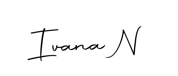 You can use this online signature creator to create a handwritten signature for the name Ivana N. This is the best online autograph maker. Ivana N signature style 10 images and pictures png