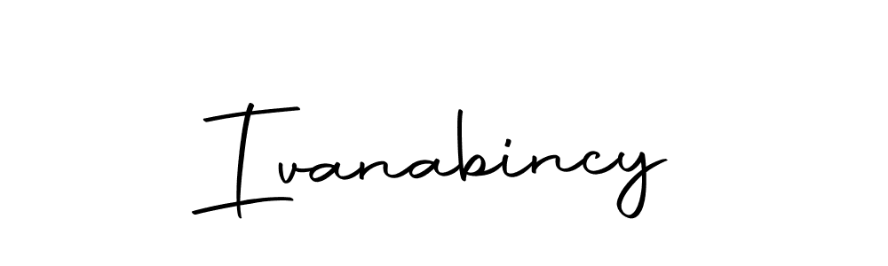 Make a beautiful signature design for name Ivanabincy. With this signature (Autography-DOLnW) style, you can create a handwritten signature for free. Ivanabincy signature style 10 images and pictures png