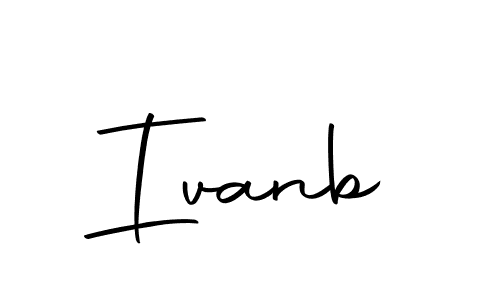 How to make Ivanb name signature. Use Autography-DOLnW style for creating short signs online. This is the latest handwritten sign. Ivanb signature style 10 images and pictures png