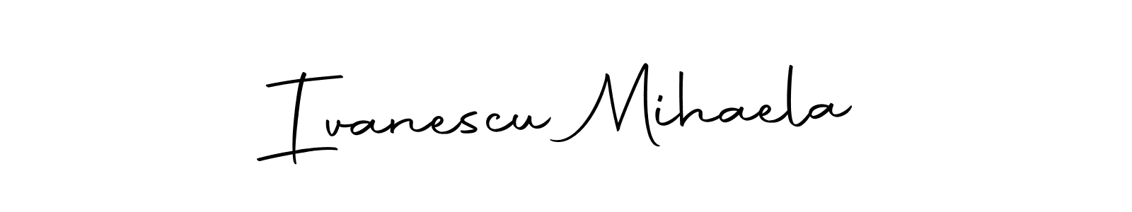 Ivanescu Mihaela stylish signature style. Best Handwritten Sign (Autography-DOLnW) for my name. Handwritten Signature Collection Ideas for my name Ivanescu Mihaela. Ivanescu Mihaela signature style 10 images and pictures png