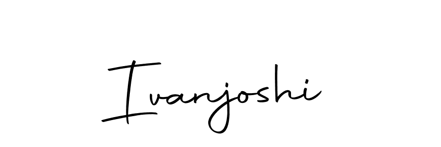 Design your own signature with our free online signature maker. With this signature software, you can create a handwritten (Autography-DOLnW) signature for name Ivanjoshi. Ivanjoshi signature style 10 images and pictures png