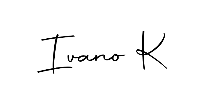 You can use this online signature creator to create a handwritten signature for the name Ivano K. This is the best online autograph maker. Ivano K signature style 10 images and pictures png