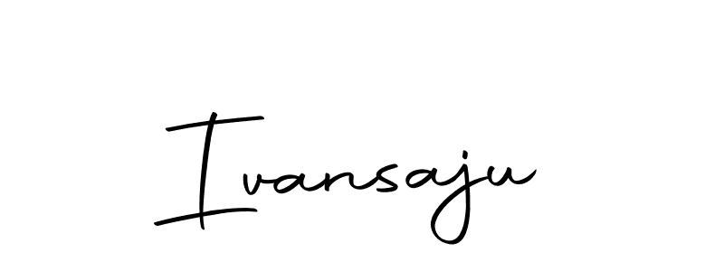Use a signature maker to create a handwritten signature online. With this signature software, you can design (Autography-DOLnW) your own signature for name Ivansaju. Ivansaju signature style 10 images and pictures png