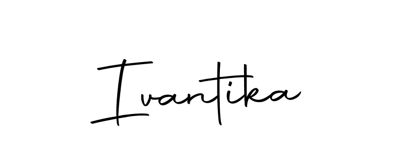 You should practise on your own different ways (Autography-DOLnW) to write your name (Ivantika) in signature. don't let someone else do it for you. Ivantika signature style 10 images and pictures png