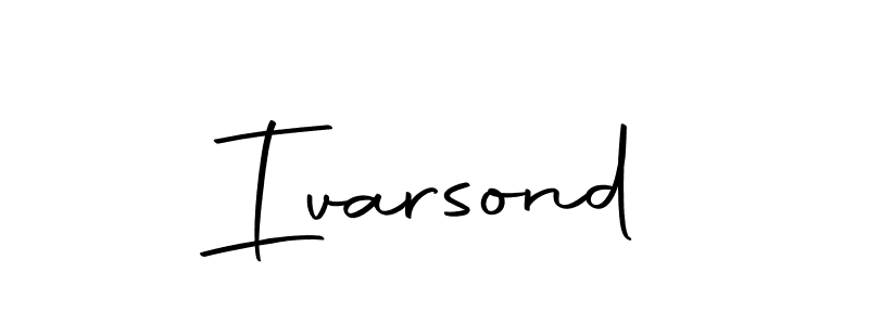 Similarly Autography-DOLnW is the best handwritten signature design. Signature creator online .You can use it as an online autograph creator for name Ivarsond. Ivarsond signature style 10 images and pictures png