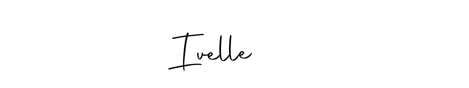 How to make Ivelle 아이벨 name signature. Use Autography-DOLnW style for creating short signs online. This is the latest handwritten sign. Ivelle 아이벨 signature style 10 images and pictures png