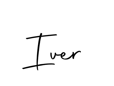 Also we have Iver name is the best signature style. Create professional handwritten signature collection using Autography-DOLnW autograph style. Iver signature style 10 images and pictures png