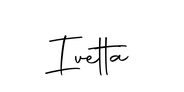 Also we have Ivetta name is the best signature style. Create professional handwritten signature collection using Autography-DOLnW autograph style. Ivetta signature style 10 images and pictures png