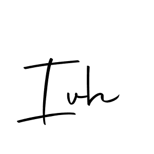 Similarly Autography-DOLnW is the best handwritten signature design. Signature creator online .You can use it as an online autograph creator for name Ivh. Ivh signature style 10 images and pictures png