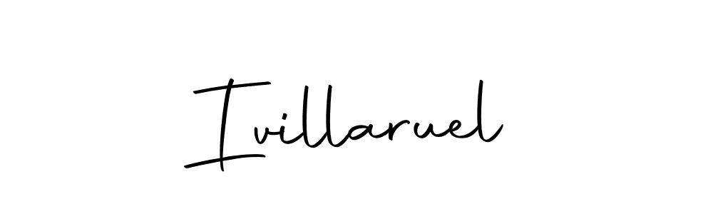 Create a beautiful signature design for name Ivillaruel. With this signature (Autography-DOLnW) fonts, you can make a handwritten signature for free. Ivillaruel signature style 10 images and pictures png