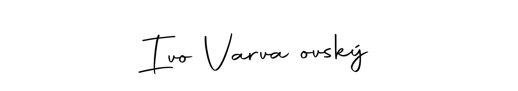 Once you've used our free online signature maker to create your best signature Autography-DOLnW style, it's time to enjoy all of the benefits that Ivo Varvařovský name signing documents. Ivo Varvařovský signature style 10 images and pictures png