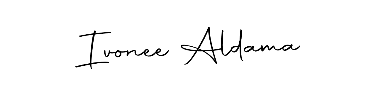 Make a beautiful signature design for name Ivonee Aldama. Use this online signature maker to create a handwritten signature for free. Ivonee Aldama signature style 10 images and pictures png