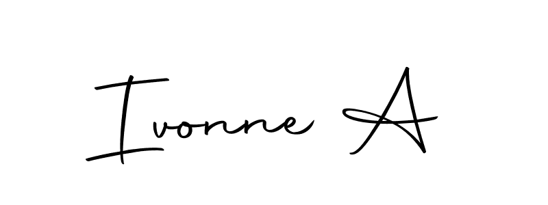 if you are searching for the best signature style for your name Ivonne A. so please give up your signature search. here we have designed multiple signature styles  using Autography-DOLnW. Ivonne A signature style 10 images and pictures png