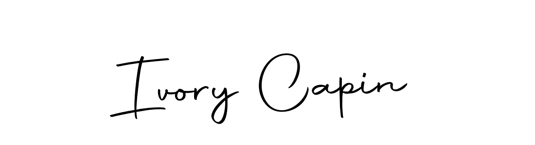 This is the best signature style for the Ivory Capin name. Also you like these signature font (Autography-DOLnW). Mix name signature. Ivory Capin signature style 10 images and pictures png