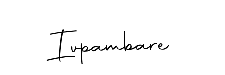 How to make Ivpambare signature? Autography-DOLnW is a professional autograph style. Create handwritten signature for Ivpambare name. Ivpambare signature style 10 images and pictures png