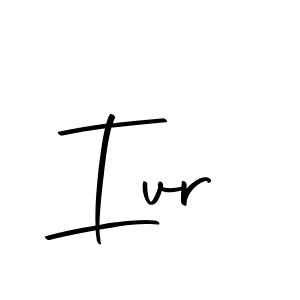 Use a signature maker to create a handwritten signature online. With this signature software, you can design (Autography-DOLnW) your own signature for name Ivr. Ivr signature style 10 images and pictures png