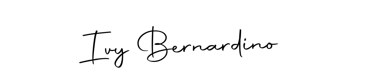 Make a beautiful signature design for name Ivy Bernardino. Use this online signature maker to create a handwritten signature for free. Ivy Bernardino signature style 10 images and pictures png