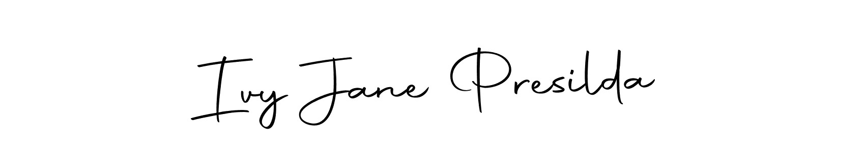 Ivy Jane Presilda stylish signature style. Best Handwritten Sign (Autography-DOLnW) for my name. Handwritten Signature Collection Ideas for my name Ivy Jane Presilda. Ivy Jane Presilda signature style 10 images and pictures png