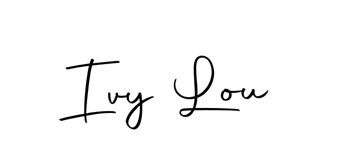 Here are the top 10 professional signature styles for the name Ivy Lou. These are the best autograph styles you can use for your name. Ivy Lou signature style 10 images and pictures png