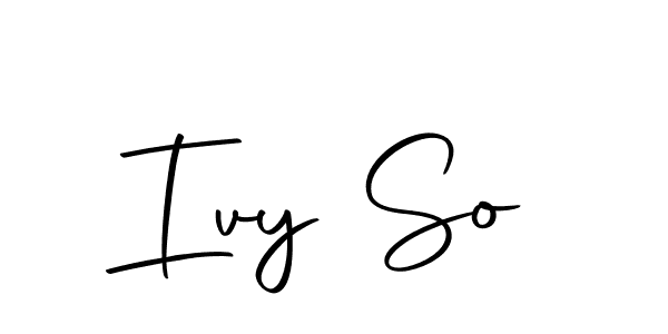 You can use this online signature creator to create a handwritten signature for the name Ivy So. This is the best online autograph maker. Ivy So signature style 10 images and pictures png