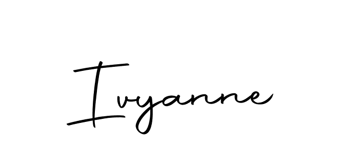 Make a beautiful signature design for name Ivyanne. Use this online signature maker to create a handwritten signature for free. Ivyanne signature style 10 images and pictures png