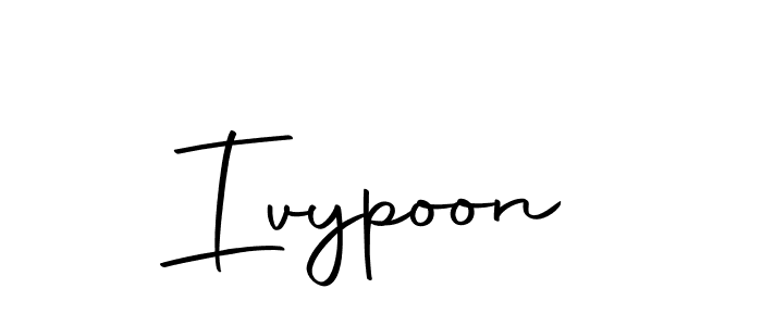 Ivypoon stylish signature style. Best Handwritten Sign (Autography-DOLnW) for my name. Handwritten Signature Collection Ideas for my name Ivypoon. Ivypoon signature style 10 images and pictures png