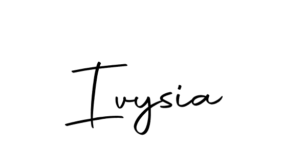 It looks lik you need a new signature style for name Ivysia. Design unique handwritten (Autography-DOLnW) signature with our free signature maker in just a few clicks. Ivysia signature style 10 images and pictures png