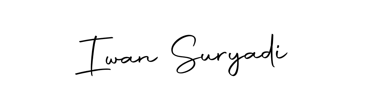 Also we have Iwan Suryadi name is the best signature style. Create professional handwritten signature collection using Autography-DOLnW autograph style. Iwan Suryadi signature style 10 images and pictures png