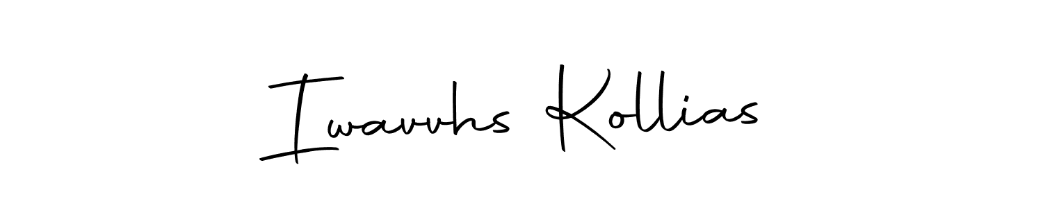 Iwavvhs Kollias stylish signature style. Best Handwritten Sign (Autography-DOLnW) for my name. Handwritten Signature Collection Ideas for my name Iwavvhs Kollias. Iwavvhs Kollias signature style 10 images and pictures png