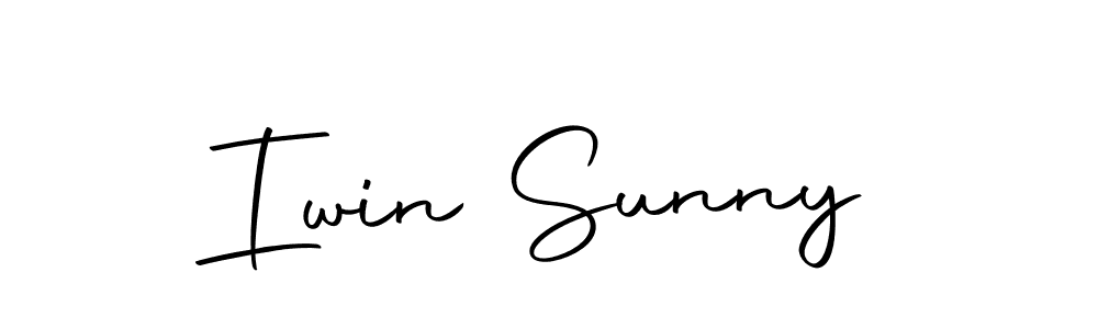 Iwin Sunny stylish signature style. Best Handwritten Sign (Autography-DOLnW) for my name. Handwritten Signature Collection Ideas for my name Iwin Sunny. Iwin Sunny signature style 10 images and pictures png
