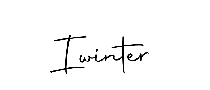 You should practise on your own different ways (Autography-DOLnW) to write your name (Iwinter) in signature. don't let someone else do it for you. Iwinter signature style 10 images and pictures png