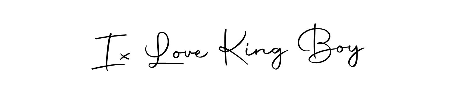 The best way (Autography-DOLnW) to make a short signature is to pick only two or three words in your name. The name Ix Love King Boy include a total of six letters. For converting this name. Ix Love King Boy signature style 10 images and pictures png