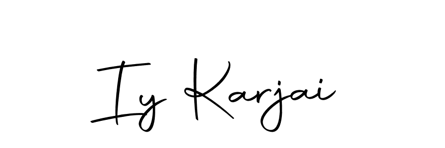 Make a beautiful signature design for name Iy Karjai. Use this online signature maker to create a handwritten signature for free. Iy Karjai signature style 10 images and pictures png