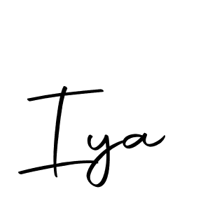 How to make Iya name signature. Use Autography-DOLnW style for creating short signs online. This is the latest handwritten sign. Iya signature style 10 images and pictures png