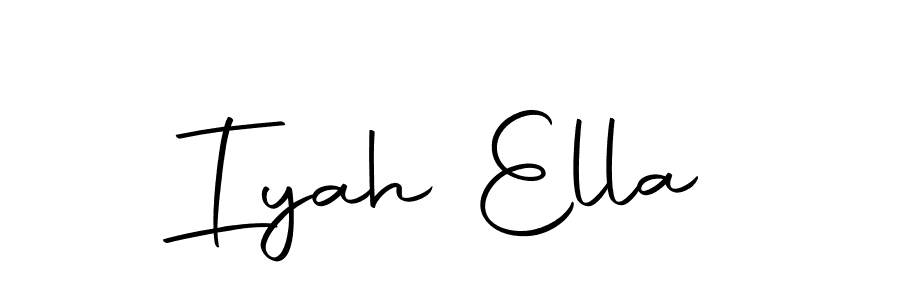 Similarly Autography-DOLnW is the best handwritten signature design. Signature creator online .You can use it as an online autograph creator for name Iyah Ella. Iyah Ella signature style 10 images and pictures png