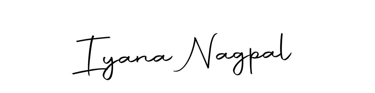 Make a beautiful signature design for name Iyana Nagpal. With this signature (Autography-DOLnW) style, you can create a handwritten signature for free. Iyana Nagpal signature style 10 images and pictures png