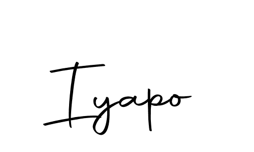 Create a beautiful signature design for name Iyapo. With this signature (Autography-DOLnW) fonts, you can make a handwritten signature for free. Iyapo signature style 10 images and pictures png