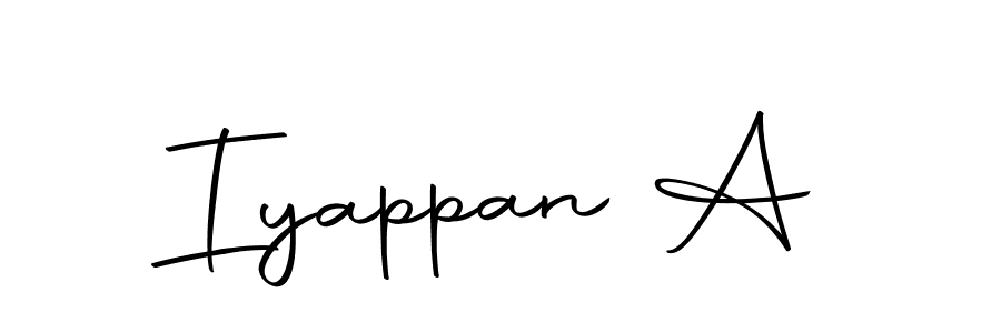 Iyappan A stylish signature style. Best Handwritten Sign (Autography-DOLnW) for my name. Handwritten Signature Collection Ideas for my name Iyappan A. Iyappan A signature style 10 images and pictures png