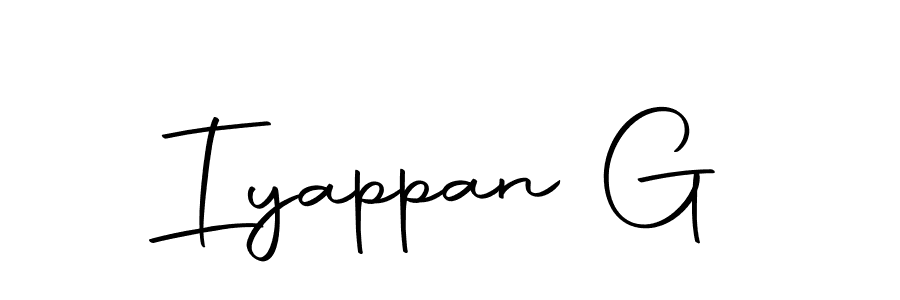 Autography-DOLnW is a professional signature style that is perfect for those who want to add a touch of class to their signature. It is also a great choice for those who want to make their signature more unique. Get Iyappan G name to fancy signature for free. Iyappan G signature style 10 images and pictures png