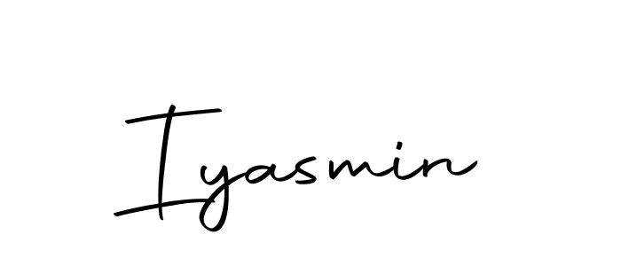 Here are the top 10 professional signature styles for the name Iyasmin. These are the best autograph styles you can use for your name. Iyasmin signature style 10 images and pictures png
