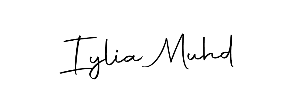 Make a beautiful signature design for name Iylia Muhd. Use this online signature maker to create a handwritten signature for free. Iylia Muhd signature style 10 images and pictures png