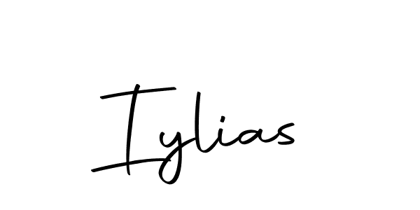 Create a beautiful signature design for name Iylias. With this signature (Autography-DOLnW) fonts, you can make a handwritten signature for free. Iylias signature style 10 images and pictures png