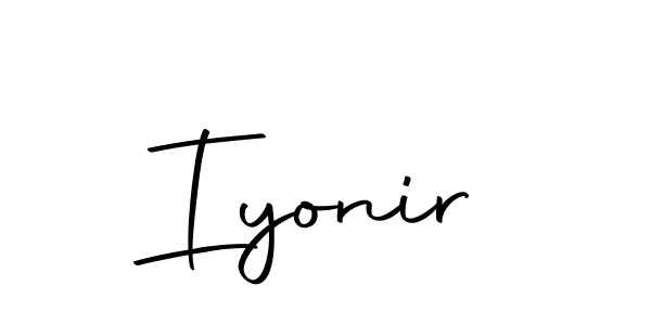 How to make Iyonir signature? Autography-DOLnW is a professional autograph style. Create handwritten signature for Iyonir name. Iyonir signature style 10 images and pictures png