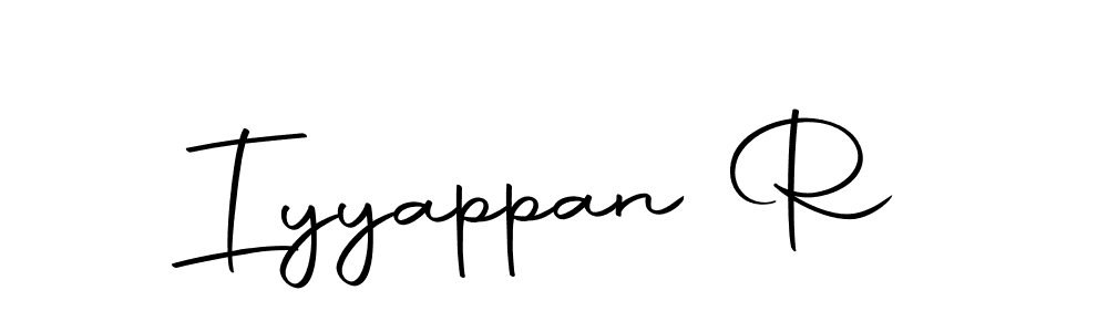 Use a signature maker to create a handwritten signature online. With this signature software, you can design (Autography-DOLnW) your own signature for name Iyyappan R. Iyyappan R signature style 10 images and pictures png