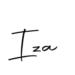 Use a signature maker to create a handwritten signature online. With this signature software, you can design (Autography-DOLnW) your own signature for name Iza. Iza signature style 10 images and pictures png