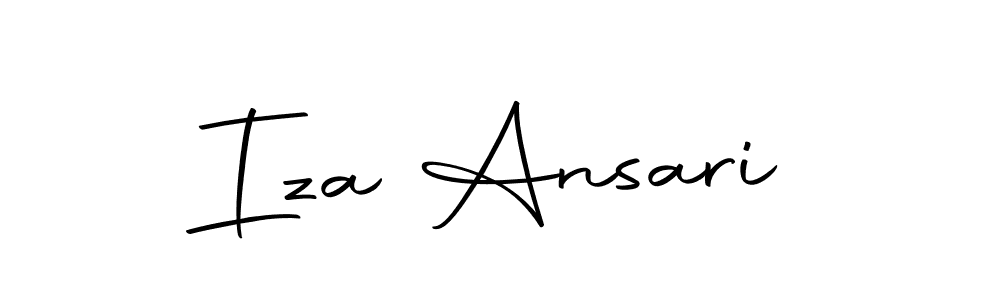 Autography-DOLnW is a professional signature style that is perfect for those who want to add a touch of class to their signature. It is also a great choice for those who want to make their signature more unique. Get Iza Ansari name to fancy signature for free. Iza Ansari signature style 10 images and pictures png