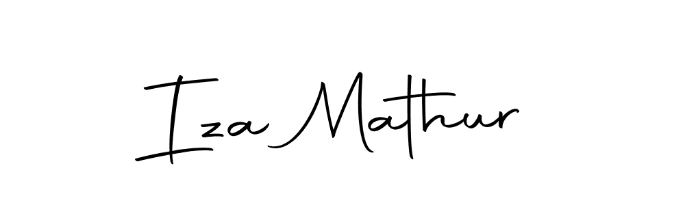 Make a short Iza Mathur signature style. Manage your documents anywhere anytime using Autography-DOLnW. Create and add eSignatures, submit forms, share and send files easily. Iza Mathur signature style 10 images and pictures png