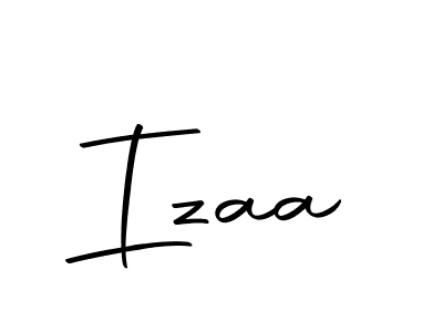 How to make Izaa signature? Autography-DOLnW is a professional autograph style. Create handwritten signature for Izaa name. Izaa signature style 10 images and pictures png