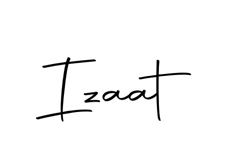 How to make Izaat signature? Autography-DOLnW is a professional autograph style. Create handwritten signature for Izaat name. Izaat signature style 10 images and pictures png